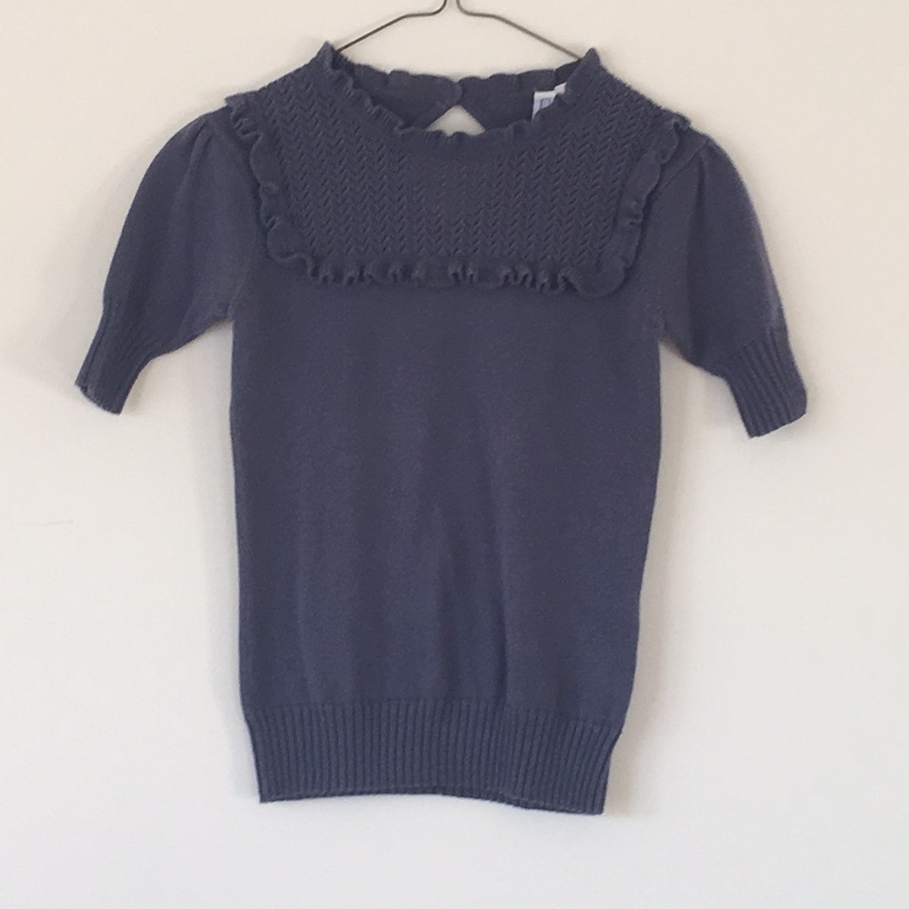 Ruffled Knit Top